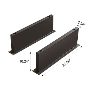 Square Floating Coffee Table For Living Room - Dark Walnut