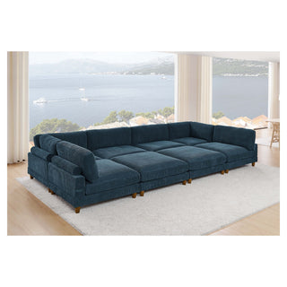 Modern Modular Sectional With Adjustable Back Support