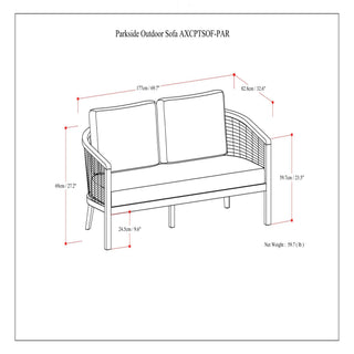 Parkside - Outdoor Sofa - Natural