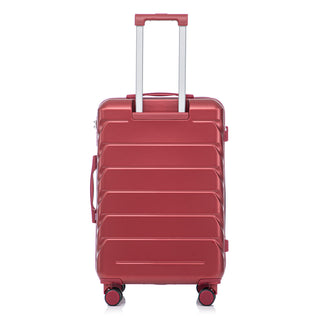 Hard Shell Luggage With Scratch Resistant Surface, 4 Wheels, Combination Lock & Side Hooks