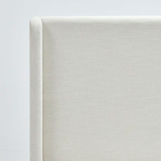 Caron - Upholstered Wingback Bed With High Headboard