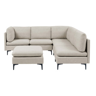 Upholstered Modular Sectional & Tall Legs