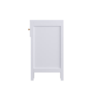 Nightstand With Drawer And Open Shelf, Scalloped Edge Bedside Table