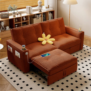 2 In 1 Convertible Sofa Bed For Living Rooms