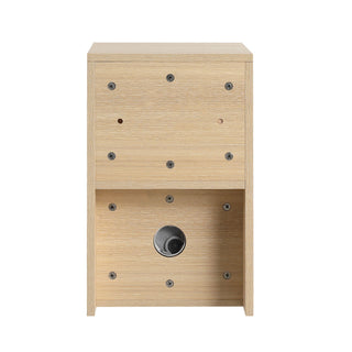 Wall Mounted Bathroom Vanity & Sink, Storage Shelves & Soft Close Door