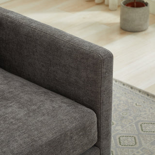 Square Upholstered Swivel Accent Chair