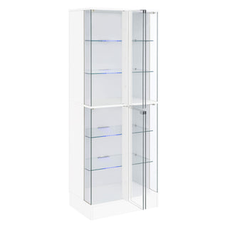 Gilbert - 4 Door LED Curio Display Cabinet