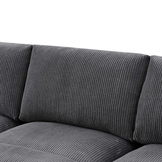 Upholstered Symmetrical Modular Sectional With 6 Seating
