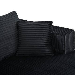 U-Shaped Modular Sectional Sofa With Double Chaise, Oversized Deep Seat For Living Room
