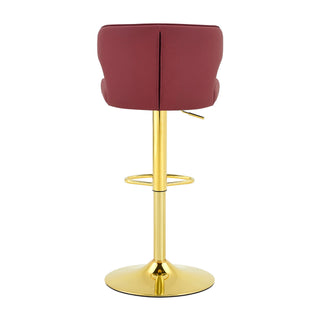 Adjustable Swivel Bar Chair With High Back Support