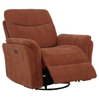 Beacon - Power Swivel Recliner With USB Charging And Adjustable Recline