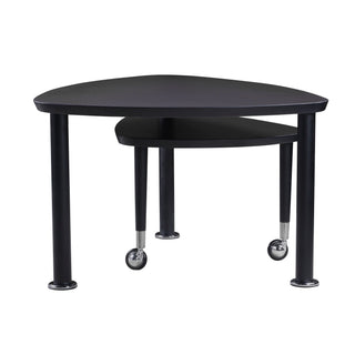 360 Degree Rotatable Coffee Table With Solid Legs