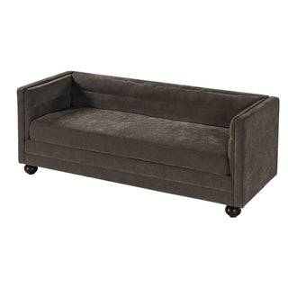 3 Seater Sofa Upholstery With Square Arms, Living Room Couch