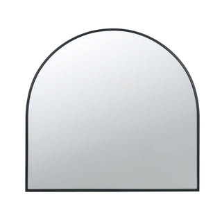 Arched Mirror With Metal Frame, Wall Mirror For Living Room Bedroom Entryway