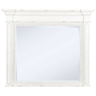 Bedroom Set With LED Lighting And Carved Moldings
