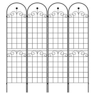 Metal Garden Trellis For Climbing Plants Outdoor Rustproof Plant Support Rose Trellis Netting Trellis