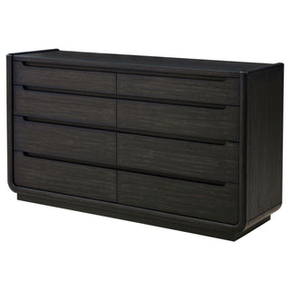 Bangor - 8 Drawer Bedroom Dresser Cabinet - Black