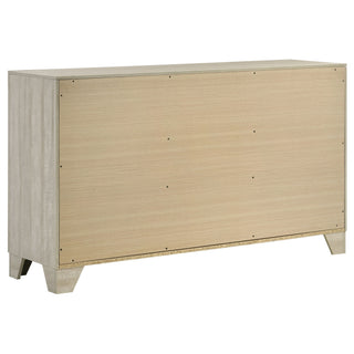 Strout - 6 Drawer Dresser - Cream