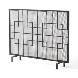 Dorothy - Modern Single Panel Iron Fire Screen