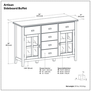 Artisan - Handcrafted Sideboard Buffet
