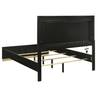 Sophia - Panel Bed With LED Headboard