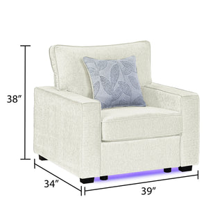 Rita - Living Room Set With LED