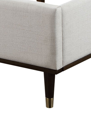 Carena - 5 Piece Bedroom Set (Eastern King Dresser Chest Mirror Nightstand) - Brown / Light Gray / White