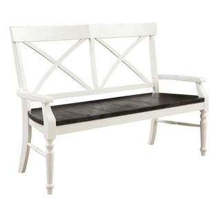 Mountina - Bench - Brown / White