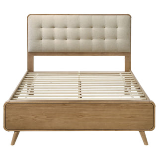 Winston - Platform Bed With Upholstered Headboard