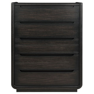 Bangor - 5 Drawer Bedroom Chest - Black