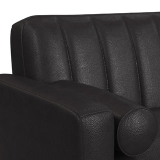 Horizon - Loveseat With Wood Front 2 Pillows