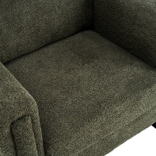 Upholstered Accent Armchair With Square Arm