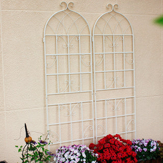 Metal Garden Rustproof Trellis For Climbing Plants Outdoor Flower Support