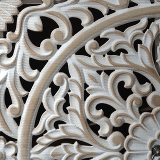 Carved 4 Door Cabinet, Storage Sideboard For Living Room - Multi