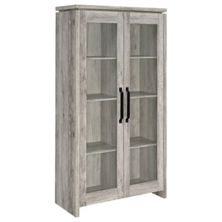 Myerson - 2 Door Tall Cabinet - Gray
