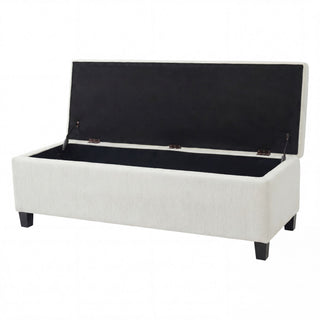 Upholstered Storage Ottoman Bench