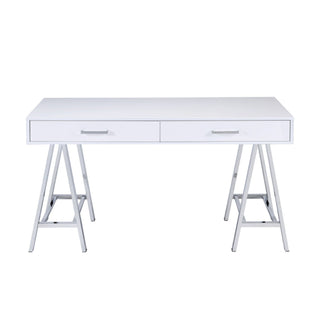 Coleen - High Gloss Writing Desk With USB