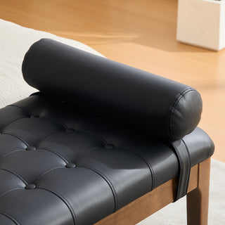 Upholstered End Of Bed Bench With Headrest