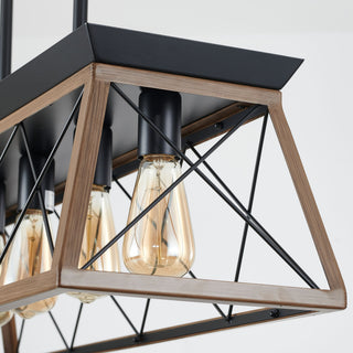 Chandelier Pendant Light For Dining Room Kitchen, 5 Light Fixture With Adjustable Height
