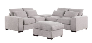 Tatman - Sectional With 2 Ottomans