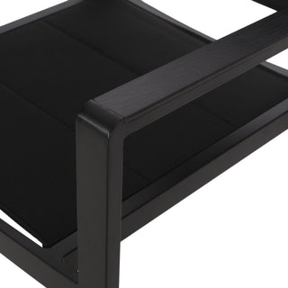Baird - Outdoor Mesh And Aluminum Dining Chairs - Black