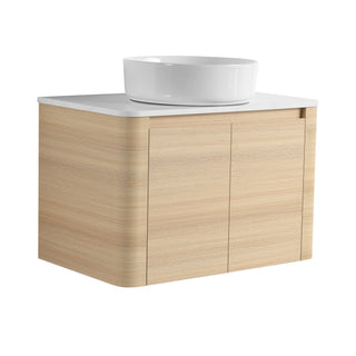 Mounted Bathroom Vanity With Art Sink & 2 Soft Close Doors