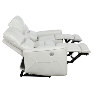 Amberly - 3 Piece Power Reclining Sofa Set - Light Gray