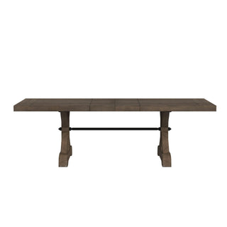 Yellowstone - Dining Table With 2X12" Leaves - Gray