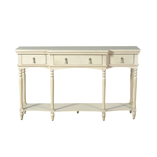 Retro Console Table With 3 Soft Close Drawers