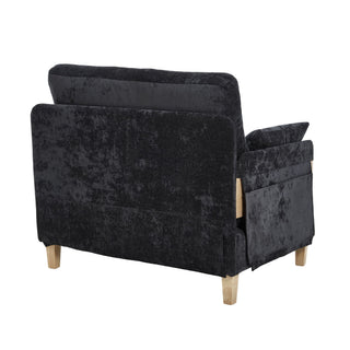 Mid Century Modern Foldable Sofa Bed, 3 In 1 Convertible Sleeper With 3 Pillows