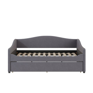 Upholstered Daybed With Light And Trundle