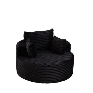 Modern Single Sofa With Backrest Pillow For Living Room