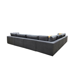 Custom Configuration Modular Sectional & Toss Pillows