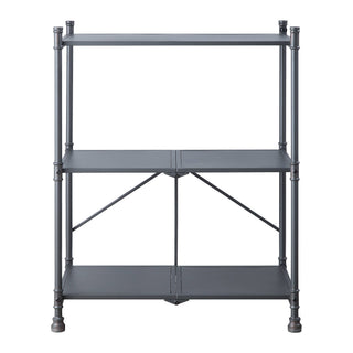 Cordelia - Hand-Brushed Console Table - Black / Bronze